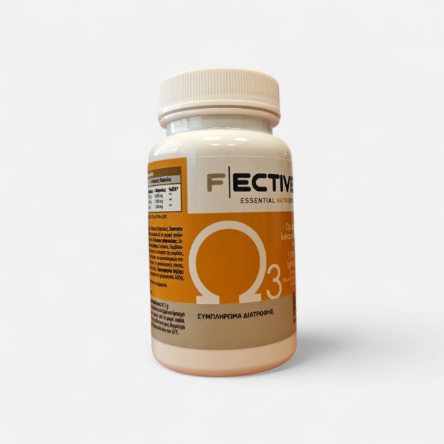 Fective Omega 3 Fish Oil 1000mg 500mg Epa & 250mg DHA σε Μορφή Τριγλυκ &hellip;