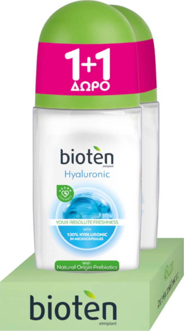 Bioten PROMO Hyaluronic Γυναικείο Αποσμητικό Roll on 48ωρης Ενυδάτωσης …