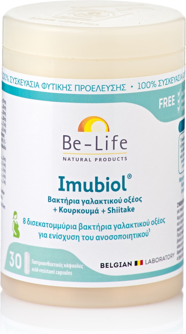 Be Life Imubiol Συμπλήρωμα Διατροφής με Προβιοτικά 30 Γαστροανθεκτικές Κάψουλες