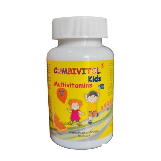 Medichrom Combivitol Multivitamins Kids Παιδικές Πολυβιταμίνες 60 Ζελε …