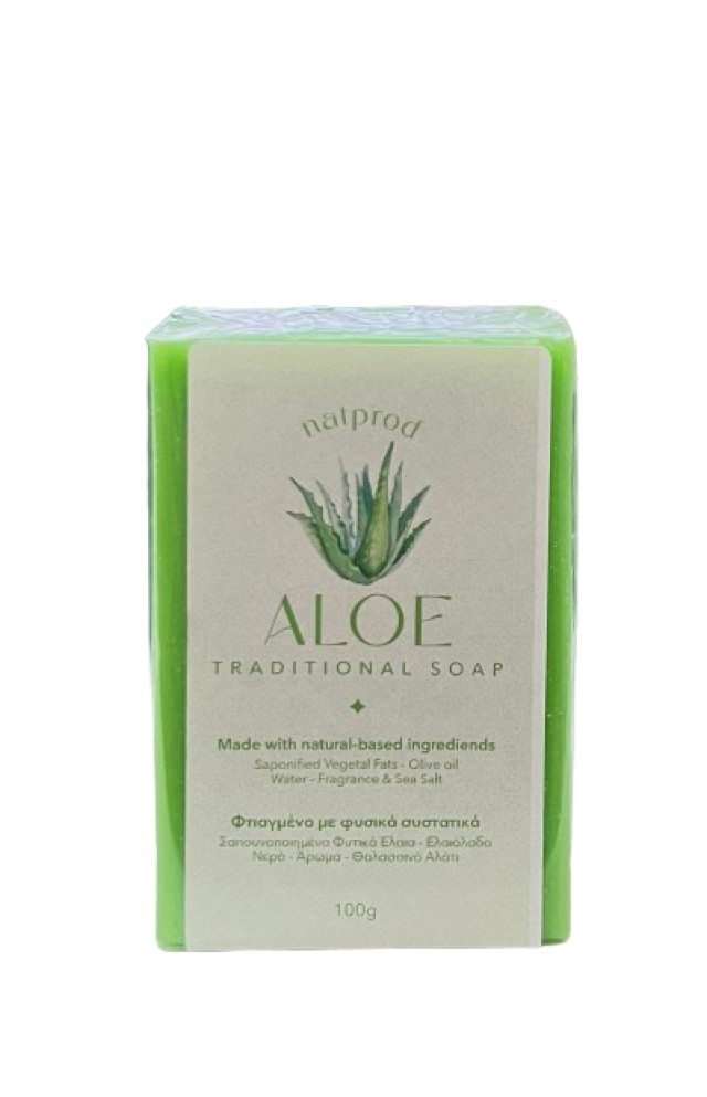 Natprod Παραδοσιακό Σαπούνι Αλόη 100gr
