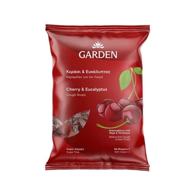 Garden Καραμέλες Λαιμού Κεράσι & Ευκάλυπτος 60gr Garden Καραμέλες Λαιμού Κεράσι & Ευκάλυπτος 60gr