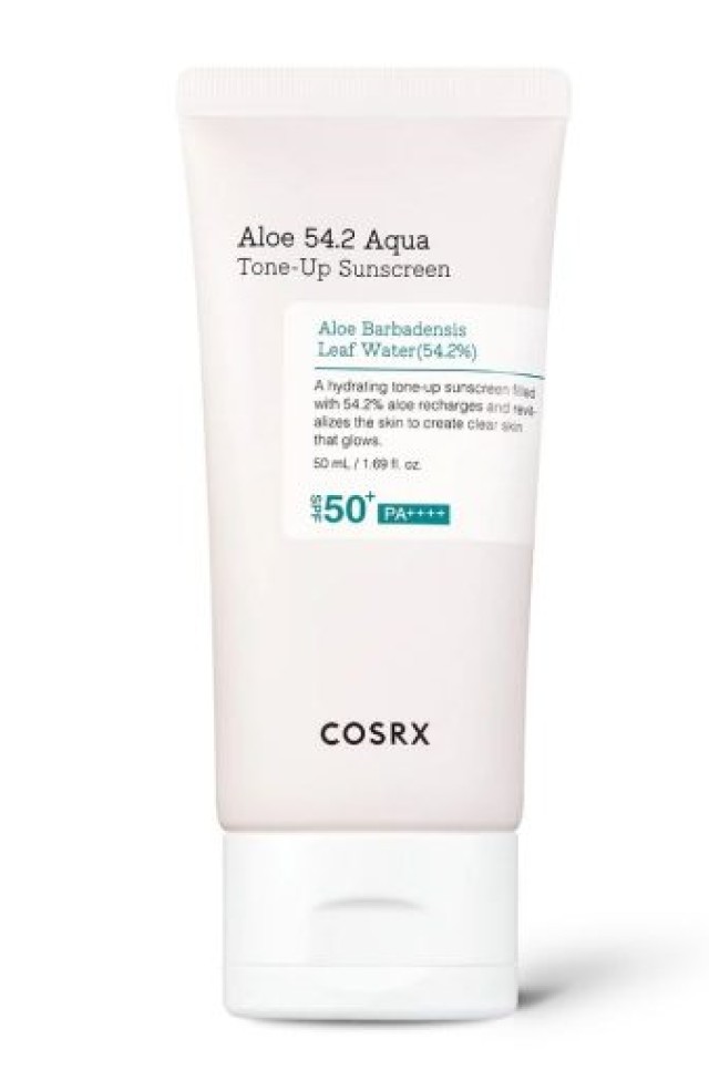 COSRX Aloe 54.2 Aqua Tone up SPF50 Ελαφρύ Αντηλιακό που Διορθώνει τον … COSRX Aloe 54.2 Aqua Tone up SPF50 Ελαφρύ Αντηλιακό που Διορθώνει τον …