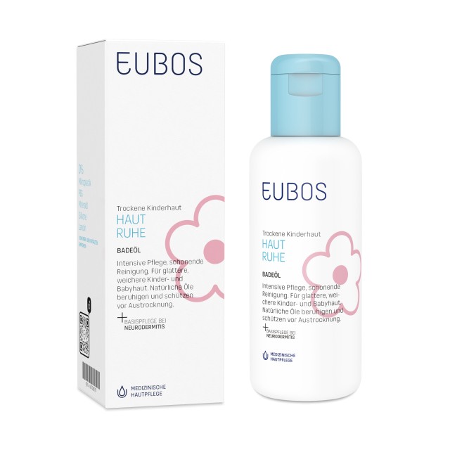 Eubos Dry Skin Children Bath Oil Ελαιώδες Αφρόλουτρο 125ml