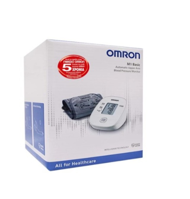 Omron M1 Basic Automatic Upper Arm Πιεσόμετρο Μπράτσου για Μέτρηση Χωρ …