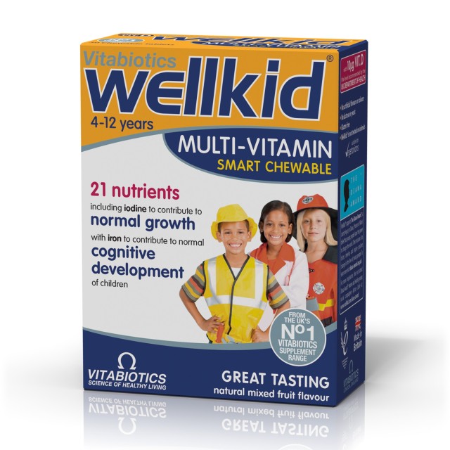 Vitabiotics Wellkid Multi Vitamin Πολυβιταμίνη για Παιδιά 4-12 Ετών … Vitabiotics Wellkid Multi Vitamin Πολυβιταμίνη για Παιδιά 4-12 Ετών …