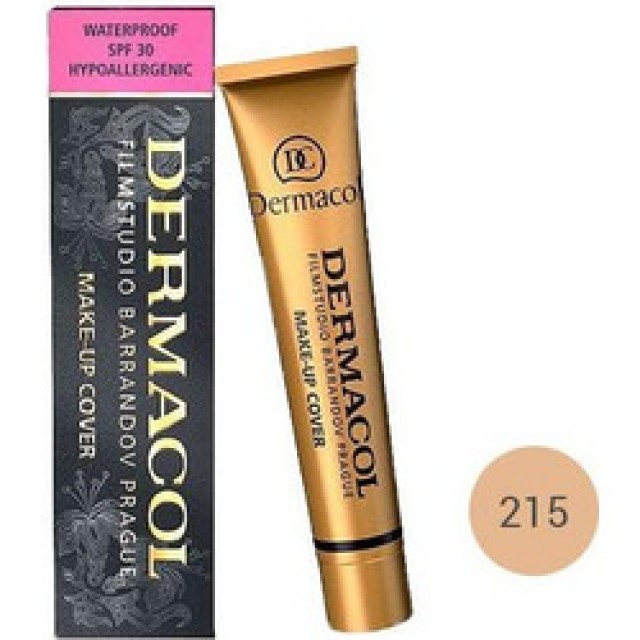 DERMACOL Make-up Cover Waterproof SPF30 Hypoallergenic 215 30 gr DERMACOL Make-up Cover Waterproof SPF30 Hypoallergenic 215 30 gr