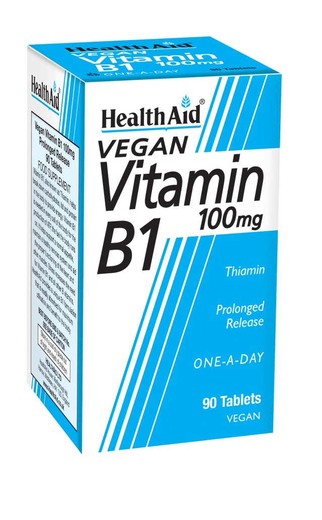 HEALTH AID Vitamin B1 (Thiamin HCl) 100mg tablets 90s HEALTH AID Vitamin B1 (Thiamin HCl) 100mg tablets 90s
