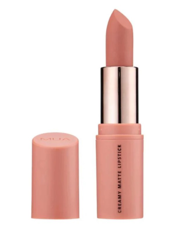 MUA Ματ Κραγιόν Creamy Matte Lipstick Heroic Μπεζ 3.2gr MUA Ματ Κραγιόν Creamy Matte Lipstick Heroic Μπεζ 3.2gr