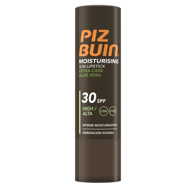 Piz Buin® Moisturising Sun Lipstick Extra Care Αντηλιακή Stick Χειλιών με Αλόε Βέρα SPF30