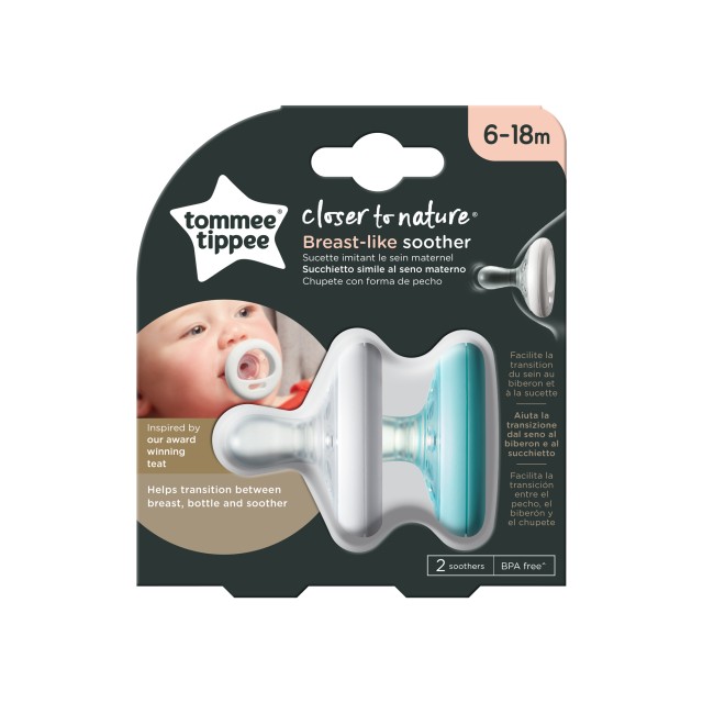 Tommee Tippee Closer To Nature  Breast Like Ορθοδοντική Πιπίλα Σιλικόν …