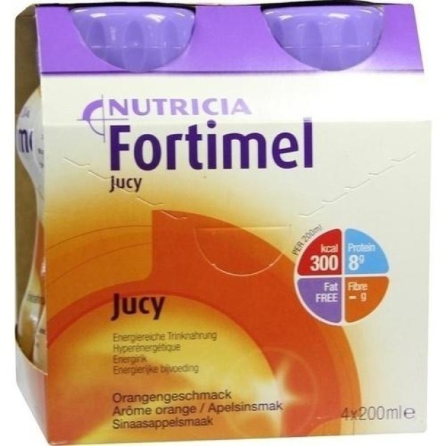 Nutricia Fortimel Jucy Orange Flavor Πόσιμο Θρεπτικό Συμπλήρωμα Υψηλής &hellip;