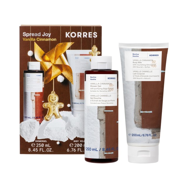 Korres PROMO Spread Joy Vanilla Cinnamon Shower Gel Αφρόλουτρο … Korres PROMO Spread Joy Vanilla Cinnamon Shower Gel Αφρόλουτρο …