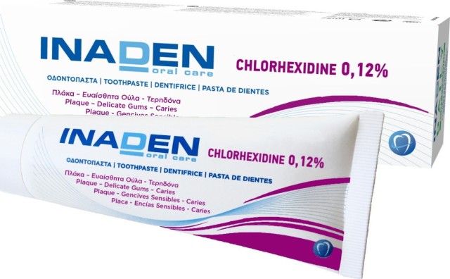 Inaden Toothpaste Chlorhexidine 0,12% Οδοντόκρεμα με Γεύση Ευκάλυπτο 75ml