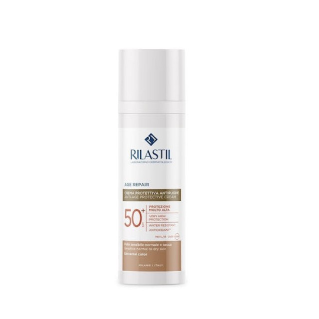 Rilastil Age Repair SPF50+ Anti Age Protective Cream Tinted Αντηλιακή … Rilastil Age Repair SPF50+ Anti Age Protective Cream Tinted Αντηλιακή …