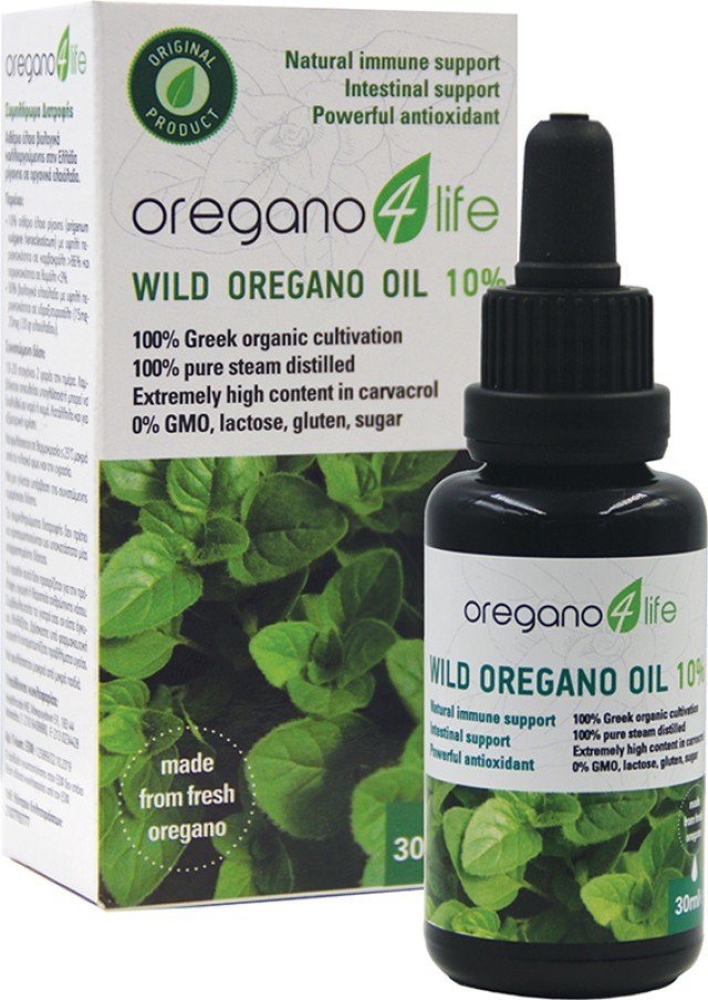 Oregano 4 Life Wild Oil Αιθέριο Έλαιο 10% Βιολογικής Ρίγανης με Πολλαπ …
