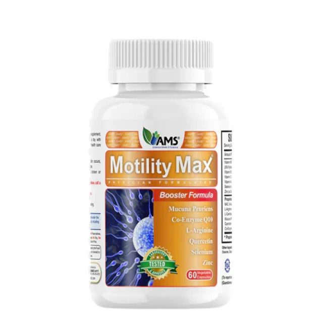 AMS Motility Max Nutritional Supplement for Male Fertility 60 … AMS Motility Max Nutritional Supplement for Male Fertility 60 …