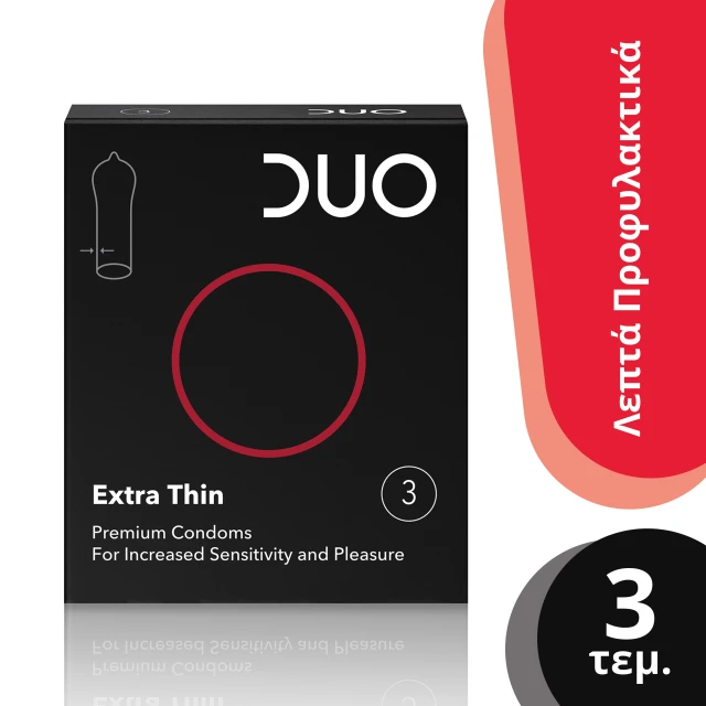 Duo Extra Thin Condoms 3 Pieces Duo Extra Thin Condoms 3 Pieces