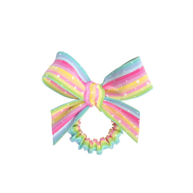 Invisibobble Kids Sprunchie Slim W. Bow Let‘s Chase Rainbows Παιδικό Λ …