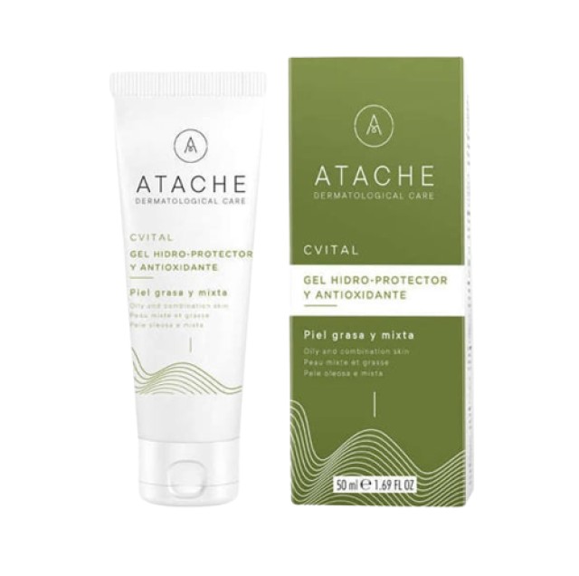 Atache C-Vital AHA Gel για Μικτές & Λιπαρές Επιδερμίδες Μειώνει την Λι …
