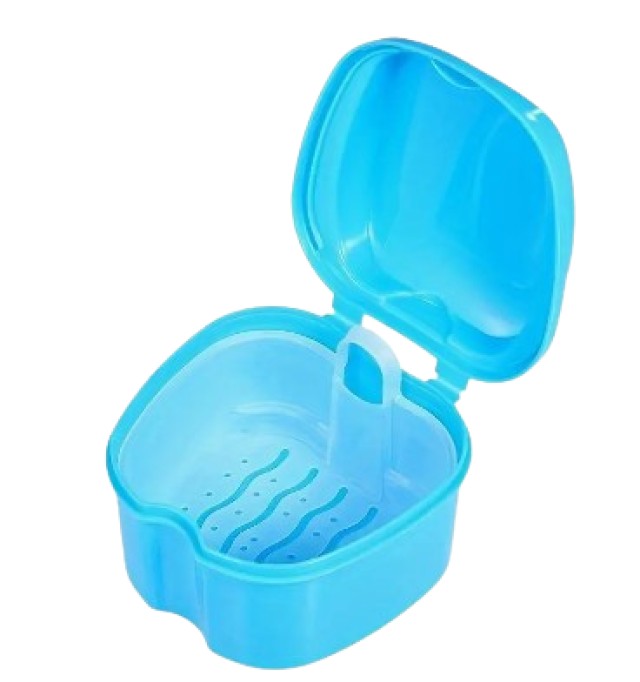 Θήκη Τεχνητής Οδοντοστοιχίας Denture Τυχαία Χρώματα 1 Τεμάχιο