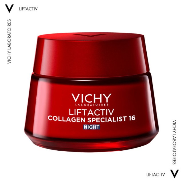 Vichy Liftactiv Collagen Specialist 16 Κρέμα Νυκτός, Ενισχύει το Κολλα … Vichy Liftactiv Collagen Specialist 16 Κρέμα Νυκτός, Ενισχύει το Κολλα …