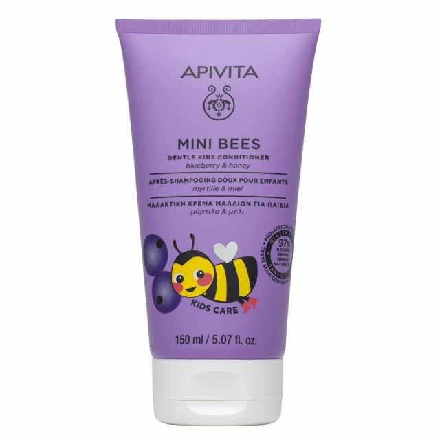 Apivita Mini Bees Gentle Kids Conditioner Μαλακτική Παιδική Κρέμα Μαλλ …