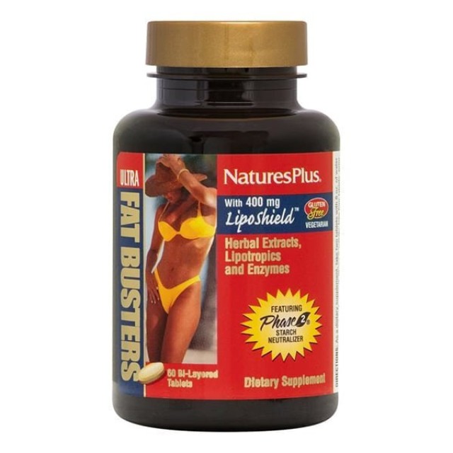 Natures Plus Ultra Fat Busters With 400mg LipoShield Συμπλήρωμα Διατρο &hellip;