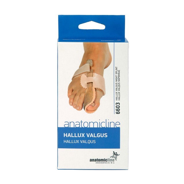 Anatomic Line Hallux Valgus Night Splint Νάρθηκας Μεγάλου Δαχτύλου Αριστερό One Size 1 Τεμάχιο [6603]