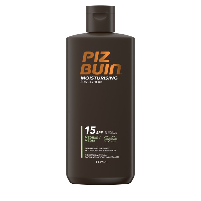 Piz Buin® Moisturising Sun Lotion SPF15 Αντηλιακό Γαλάκτωμα Σώματος 20 …