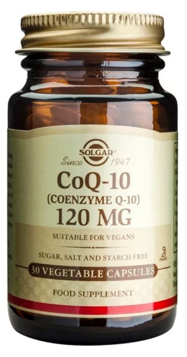 Solgar Coenzyme Q-10 120mg  30 Φυτικές Κάψουλες