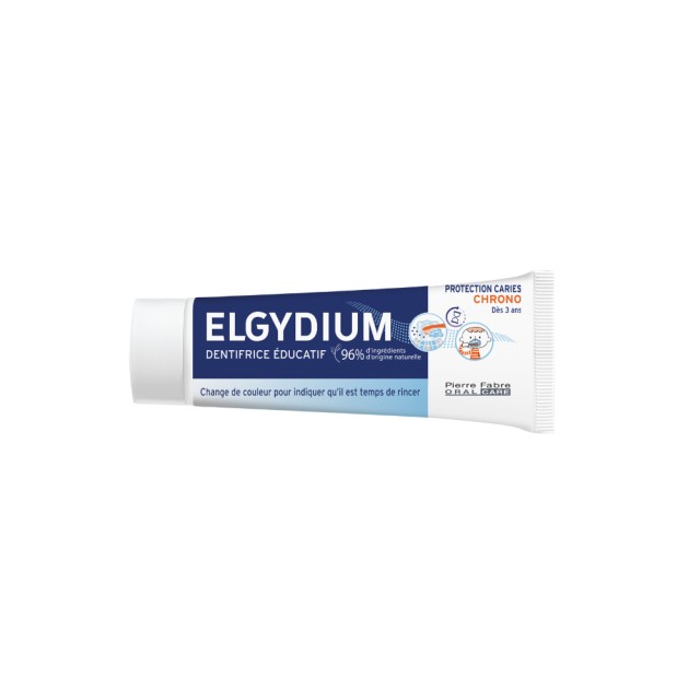 Elgydium Timer Εκπαιδευτική Οδοντόκρεμα που Εξασφαλίζει 2 Λεπτά Βούρτσισμα από 3 Ετών με Γεύση Φρούτα του Δάσους 50ml
