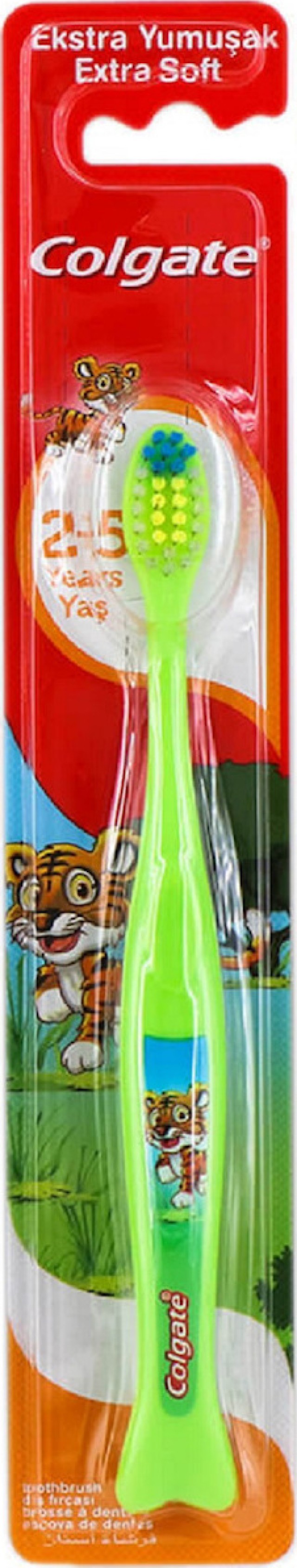 Colgate Extra Soft Παιδική Οδοντόβουρτσα για 2-5 Ετών σε Διάφορους Χρωματισμούς 1 Τεμάχιο