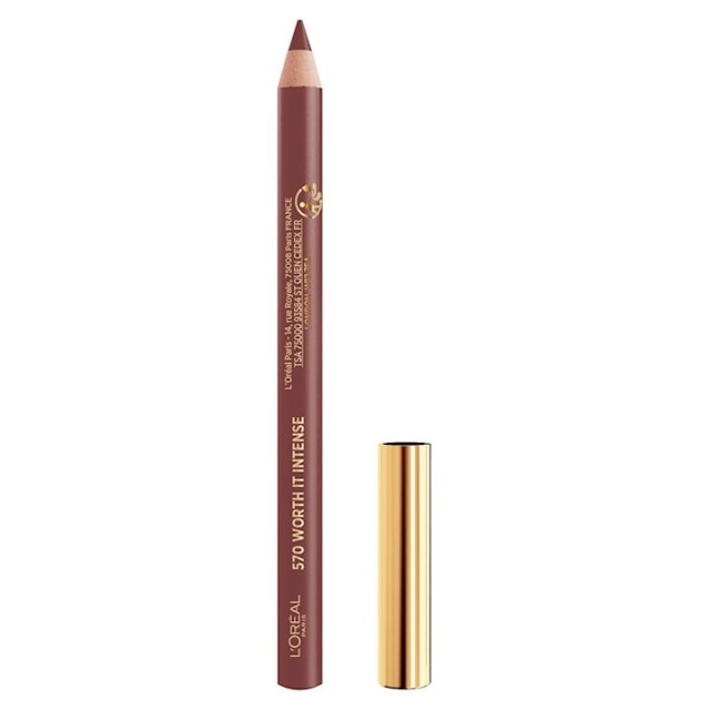 LOreal Paris Le Lip Liner 570 Worth It Intense Μολύβι Χειλιών 1 Τεμάχι …
