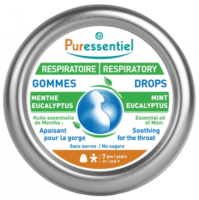 Puressentiel Respiratory Eucalyptus Mint Drops Ζελεδάκια για το Λαιμό …