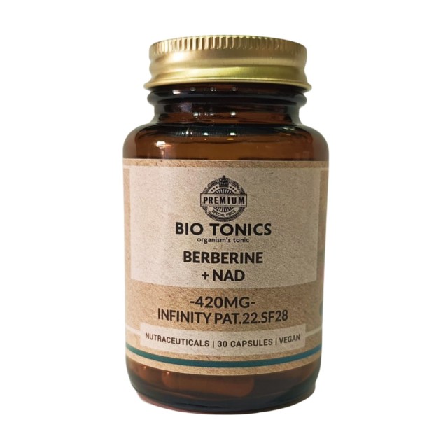 Bio Tonics Berberine & Nad 420mg για το Μεταβολικό Σύνδρομο 30 Vegan Κ … Bio Tonics Berberine & Nad 420mg για το Μεταβολικό Σύνδρομο 30 Vegan Κ …
