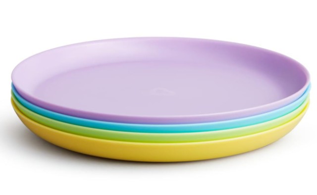 Munchkin Modern Multi Plates Παιδικά Ρηχά Πιάτα Κίτρινο, Πράσινο, Γαλά …