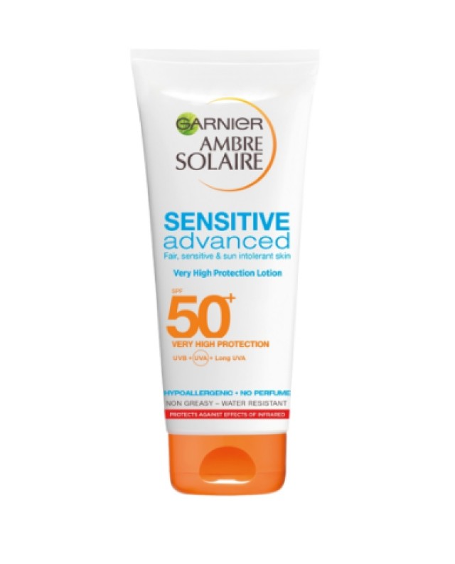 Garnier Ambre Solaire Sensitive Advanced SPF50+ Αντηλιακό Γαλάκτωμα 20 … Garnier Ambre Solaire Sensitive Advanced SPF50+ Αντηλιακό Γαλάκτωμα 20 …