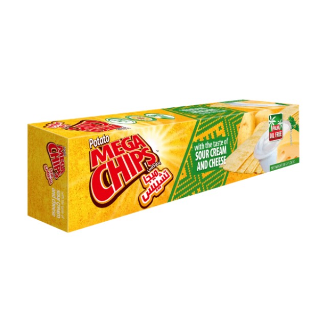 Mega Chips Πατατάκια Sour Cream And Cheese 50g