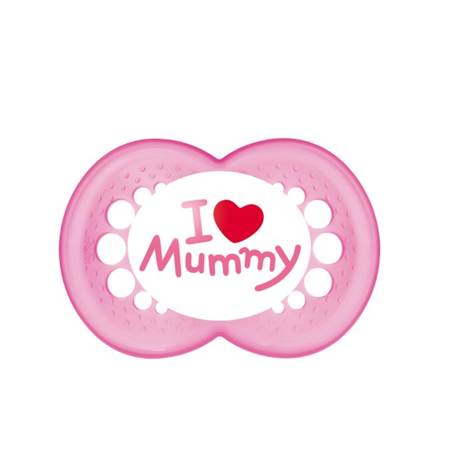 Mam I Love Mummy Daddy Πιπίλα Σιλικόνης 16m+ 1 Τεμάχιο [255S]