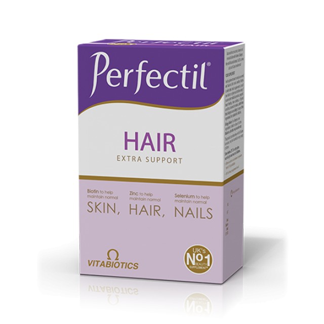 Vitabiotics Perfectil Hair για Πλούσια, Δυνατά & Λαμπερά Μαλλιά 60 Δισ …