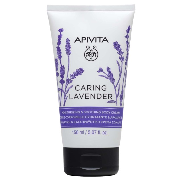 Apivita Caring Lavender Moisturizing & Soothing Body Cream 150ml Apivita Caring Lavender Moisturizing & Soothing Body Cream 150ml