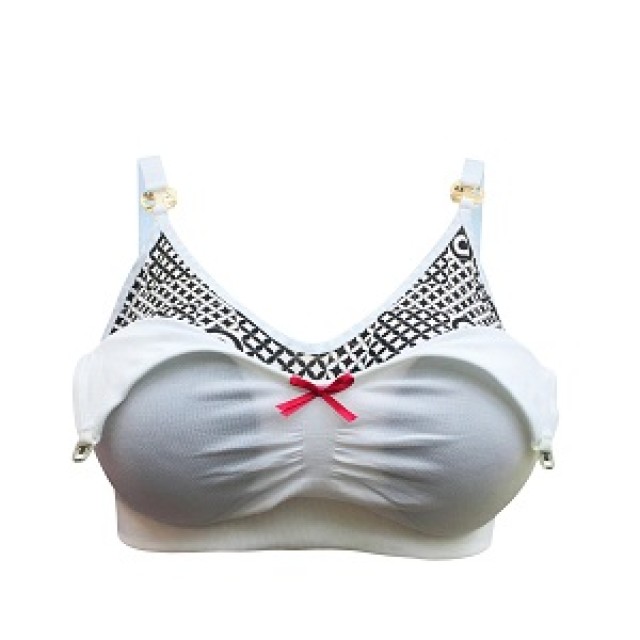 Mumba Bra Λευκό Σουτιέν Θηλασμού 1 Τεμάχιο