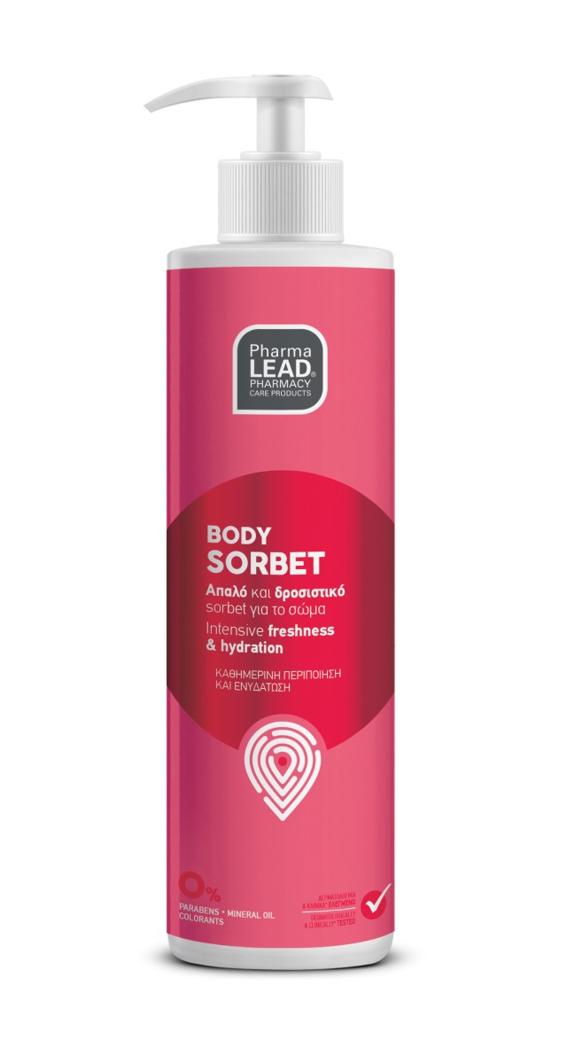 PharmaLead Body Απαλό & Δροσιστικό Sorbet Σώματος 250ml με Αντλία