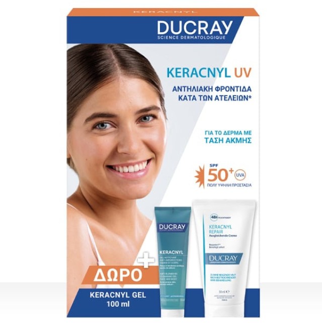 Ducray PROMO Keracnyl UV SPF50+ Fluid Λεπτόρρευστη Αντηλιακή Κρέμα για &hellip;