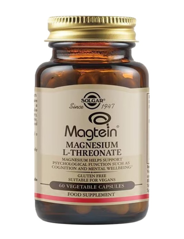 Solgar Magtein Magnesium L-Threonate Θρεονικό Μαγνήσιο για την Υποστήρ … Solgar Magtein Magnesium L-Threonate Θρεονικό Μαγνήσιο για την Υποστήρ …