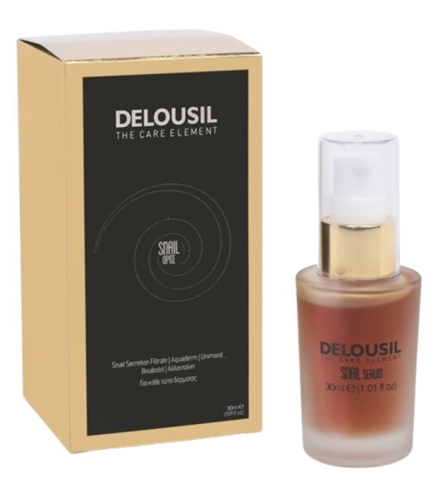 Delousil Snail Αντιγηραντικός Ορός Προσώπου για Όλους τους Τύπους Επιδ …