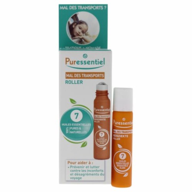 Puressentiel Travel Sickness Roller with 7 Essential Oils Ρόλερ Ταξιδί …