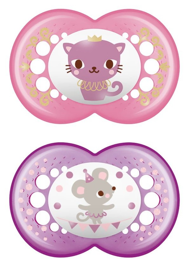 Mam Original Ορθοδοντική Πιπίλα Σιλικόνης για 16m+ & Θήκη Ροζ - Μωβ 2 … Mam Original Ορθοδοντική Πιπίλα Σιλικόνης για 16m+ & Θήκη Ροζ - Μωβ 2 …