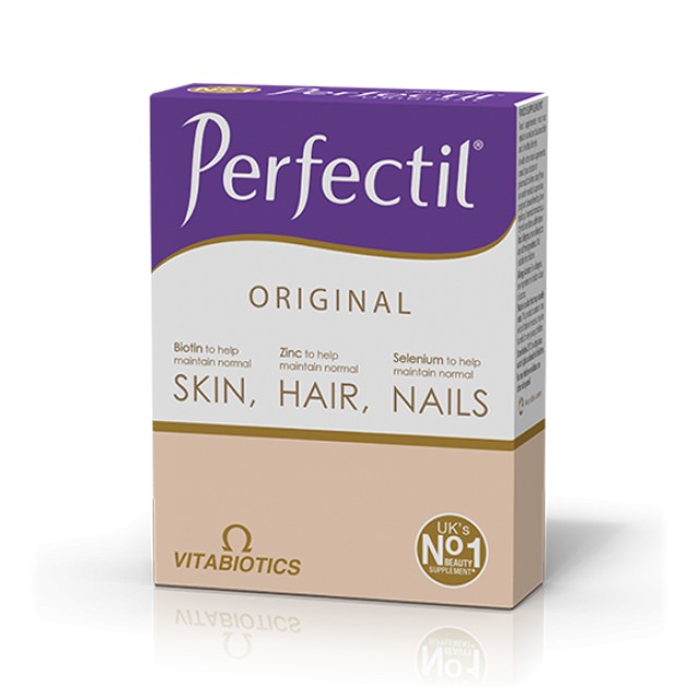 Vitabiotics Perfectil Original Τριπλή Δράση, Ολοκληρωμένη Φόρμουλα για Μαλλιά Νύχια & Δέρμα, 30 Δισκία